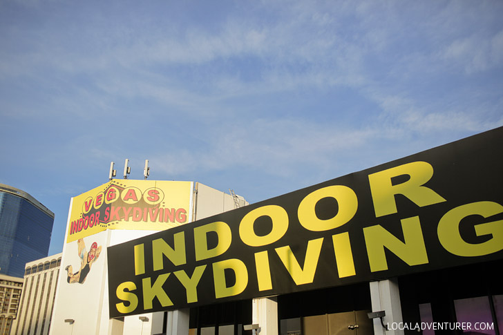 Las Vegas Indoor Skydiving // Fun Things to Do in Vegas.