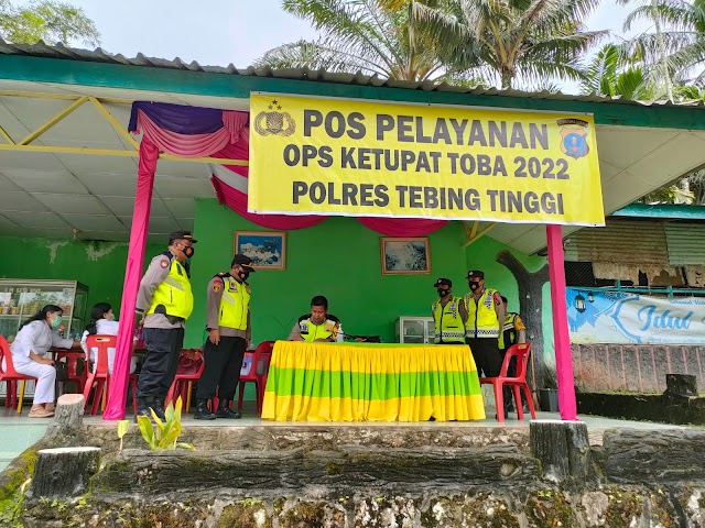 Cek Pos Yan Polsek Sipispis, Kapolres Tebingtinggi Minta Berikan Layanan Terbaik