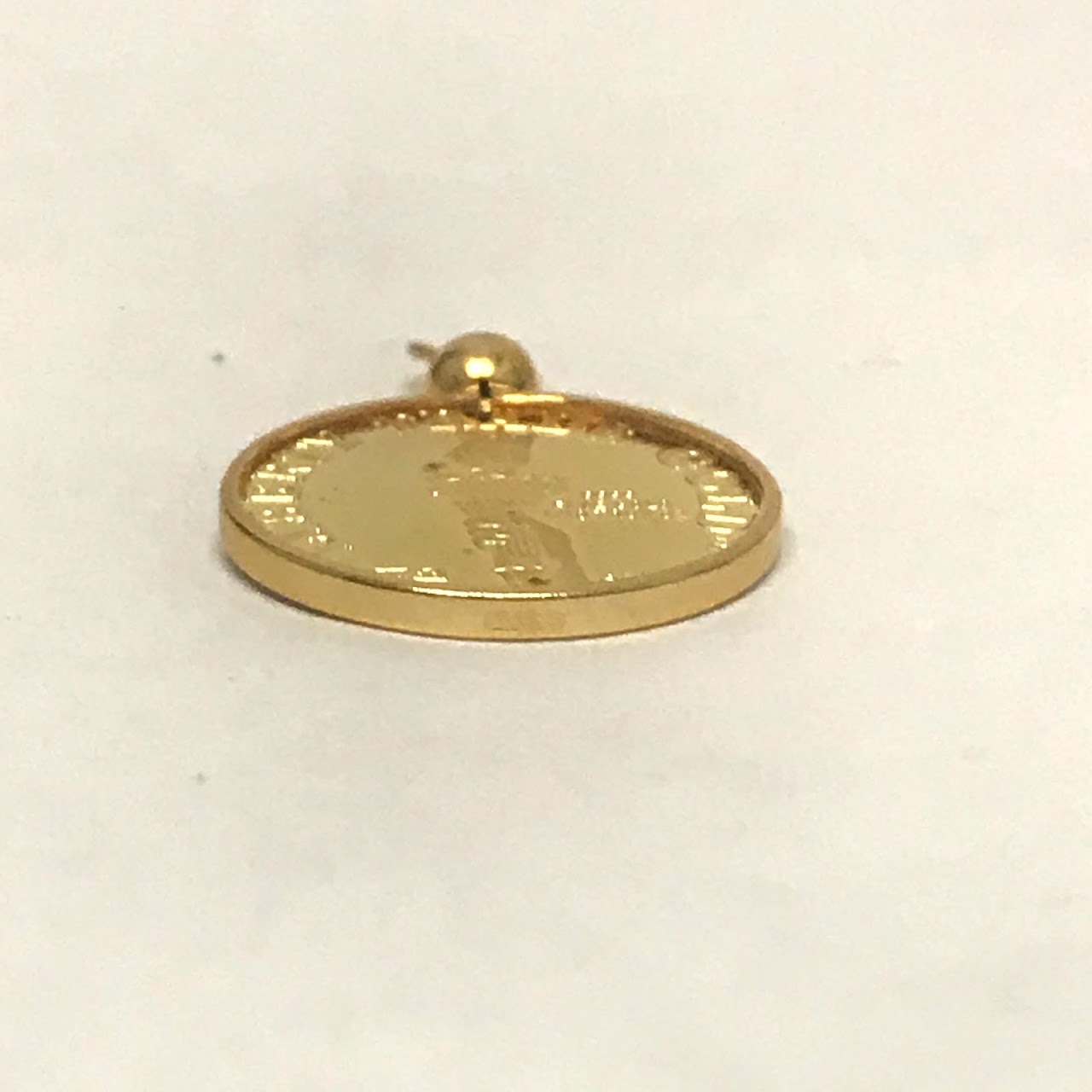 .999 Fine Gold Coin Pendant