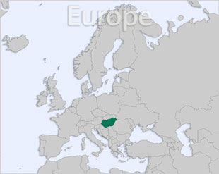 Hungary location map