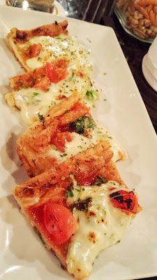 The Deep Fried Tofu Pizza at Beer Komachi, Kyoto, so good that Fred ordered a second one shortly after finishing the first order