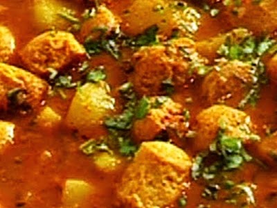 Soya Aloo Curry in telugu,andhra style Soya Aloo Curry,how to make Soya Aloo Curry in telugu