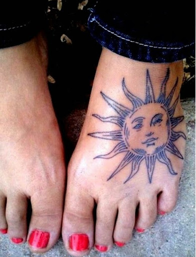 sun tattoo