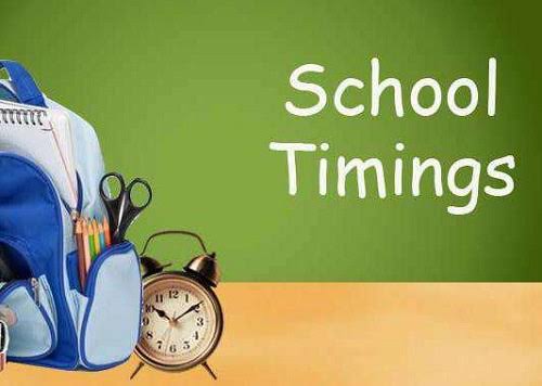 All the Government and private School Timings Changed In Kashmir From November