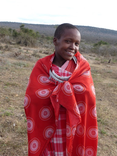 Maasai girl we met at her Boma. From Asante Sana Tanzania