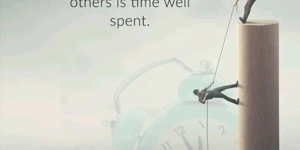 Time given helping others is time well spent . 