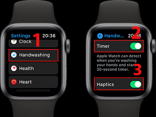 Kích hoạt tính năng rửa tay trên Apple Watch của bạn