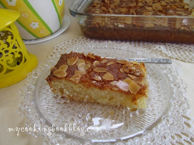 Сиропиран сладкиш с грис Самали (Σάμαλι) или Кало прама (Καλό Πράμα)