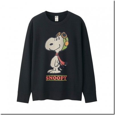 UNIQLO X Peanuts Men Long Sleeve Sweat Shirt 03