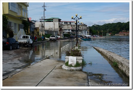 Overflowing water into streets