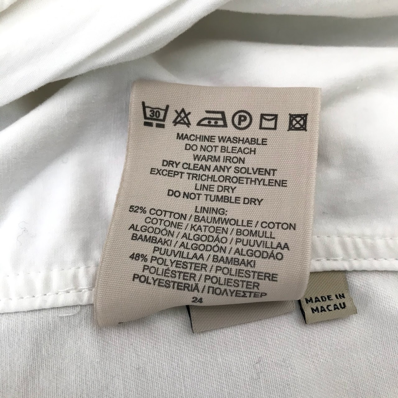 Burberry Canvas Blazer