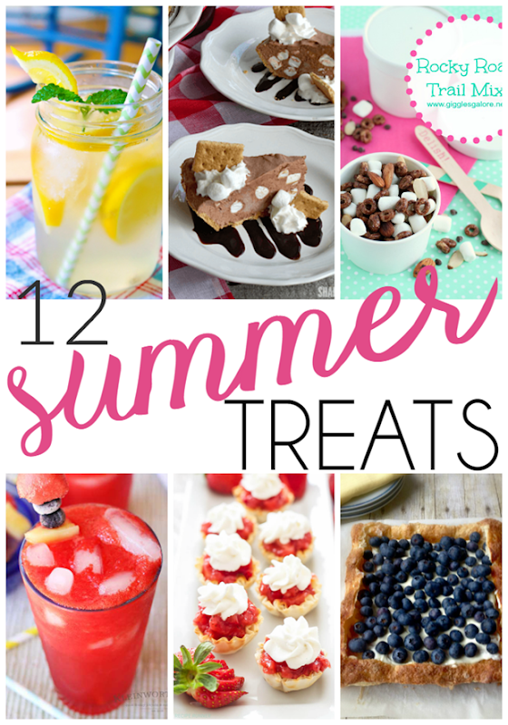 12 Summer Treats at GingerSnapCrafts.com #desserts #recipes #summer