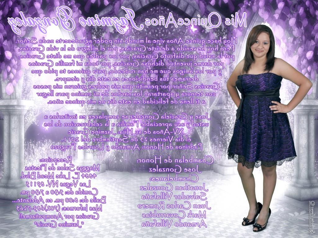 Quincea  era Invitation Sample