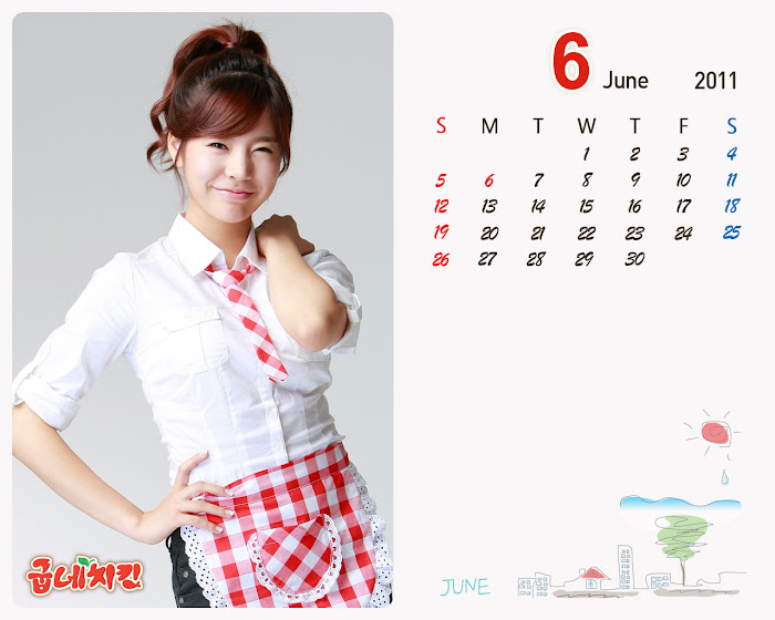 [PIC][30-05-2011]Sunny @ Goobne Calendar Wallpaper - Tháng 6 110530sunny1280