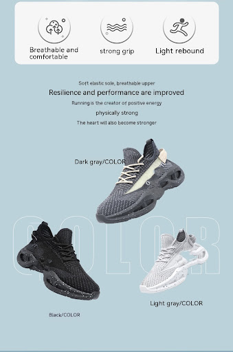 Title 6, Ultra-light Sole Breathable Casual Shoes Experi...
