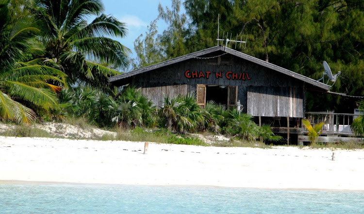 Visit the Exuma Beach bar Chat N Chill for a drink or meal.