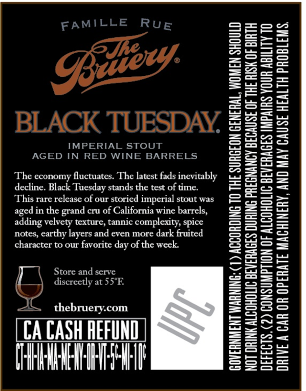 The Bruery - Black Tuesday 2018