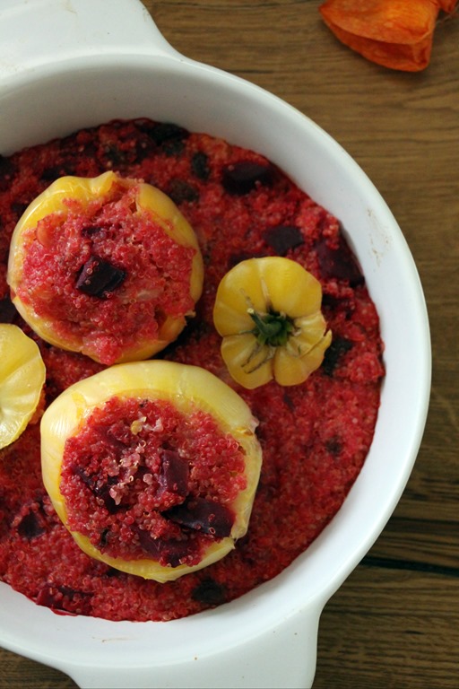 Stuffed Tomato, vegan