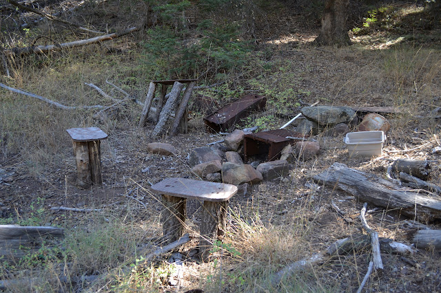 camp site at McGuire Spring