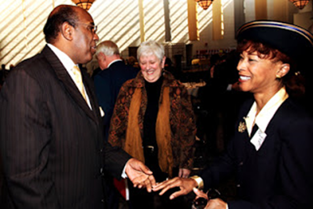 Rev. Dr. Gerald Durley, retired pastor of Atlanta's historic Providence Missionary Baptist Church, at the Episcopal Media Center Benefit, 13 March 2007. Photo: Day1 blog