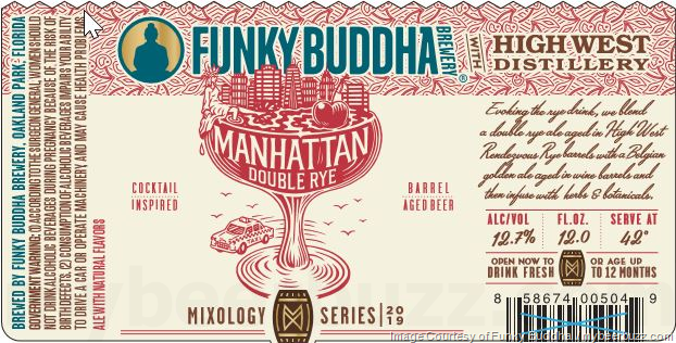 Funky Buddha Manhattan Double Rye Coming To 2019 Mixology Series