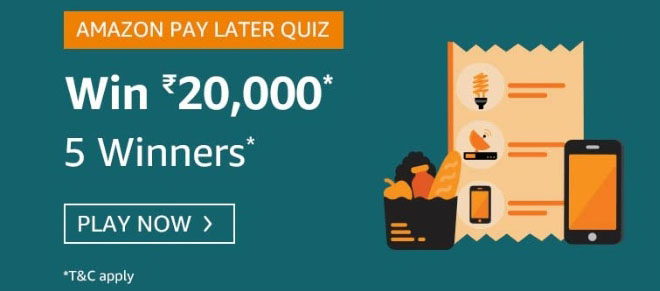 Amazon Pay Later Quiz