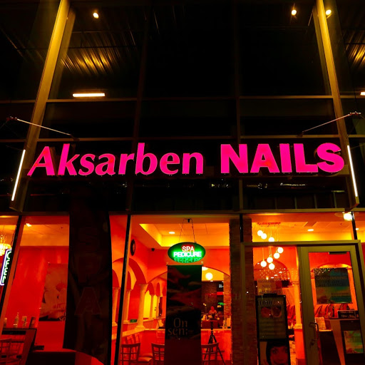 Aksarben Nails logo