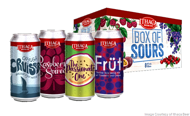 Ithaca Beer Adding Box Of Sours Variety Pack 2/28 & Box Of Hops 3/14