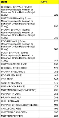 Kooraikadai Biryani Centre menu 1