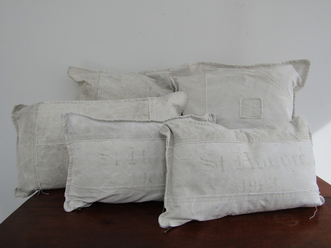 Restoration Hardware Reclaimed Tarp Pillow Lot