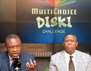Irvin Khoza and Fikile Mbalula during the PSL Chairman media conference at Studio 6, Multi-Choice Campus on August 12, 2014 in Randburg, South Africa.