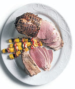 Gammon, corned beef and veggie kebabs from SPAR.