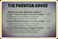 The Paratha House menu 1