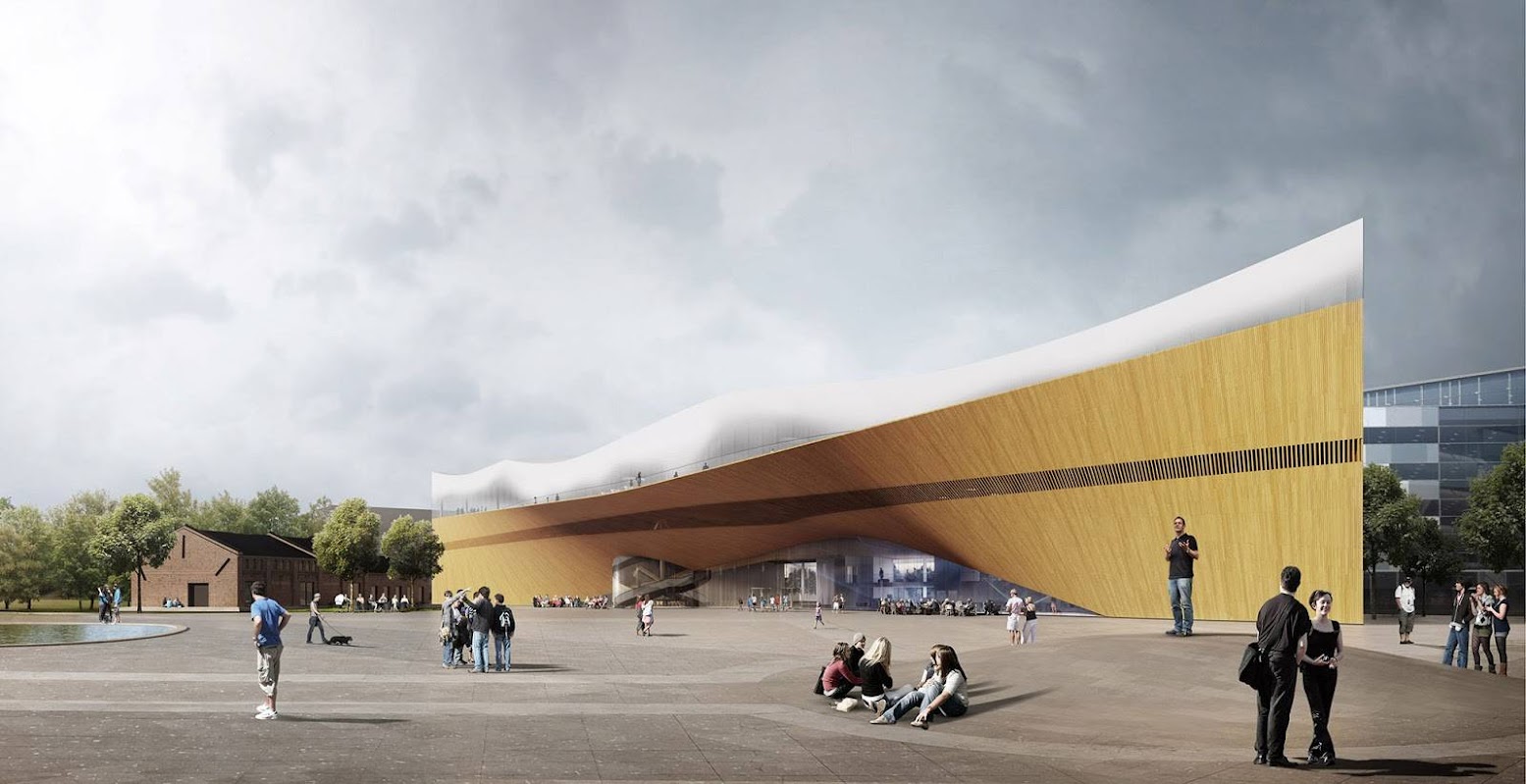 Helsinki, Finlandia: [ALA WINS HELSINKI CENTRAL LIBRARY COMPETITION]