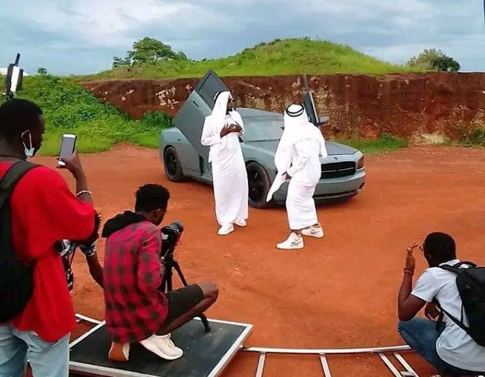 Behind The Scenes Photos For 'Gaskiya' Video Shoot By 'Brayni Adamz & ClassiQ' 