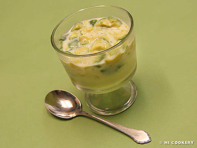 Avocado with Condensed Milk