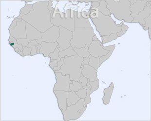 Guinea Bissau location map