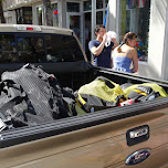 loading up the truck in Key Largo, United States 