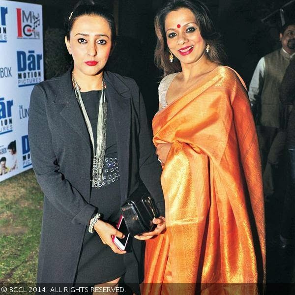 Sunayana Chibba and Sunayana Malhotra during a dinner party celebrating the success of the movie The Lunchbox, hosted by Vivek Rangachari, producer of DAR motion pictures, held at IT, the Italian restaurant at Grand Hotel, New Delhi.