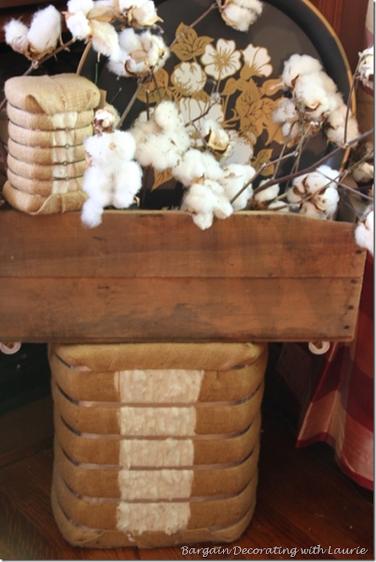 Fall Vignette on Bail of Cotton