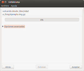 Clona un disco duro o una partición con gDiskDump