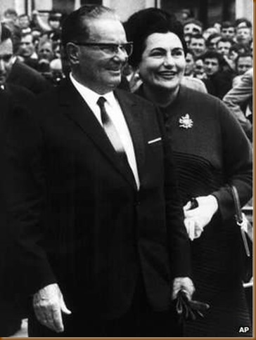 Marshal Tito e Jovanka Broz, 1969