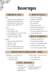 Beans N Barrels menu 2