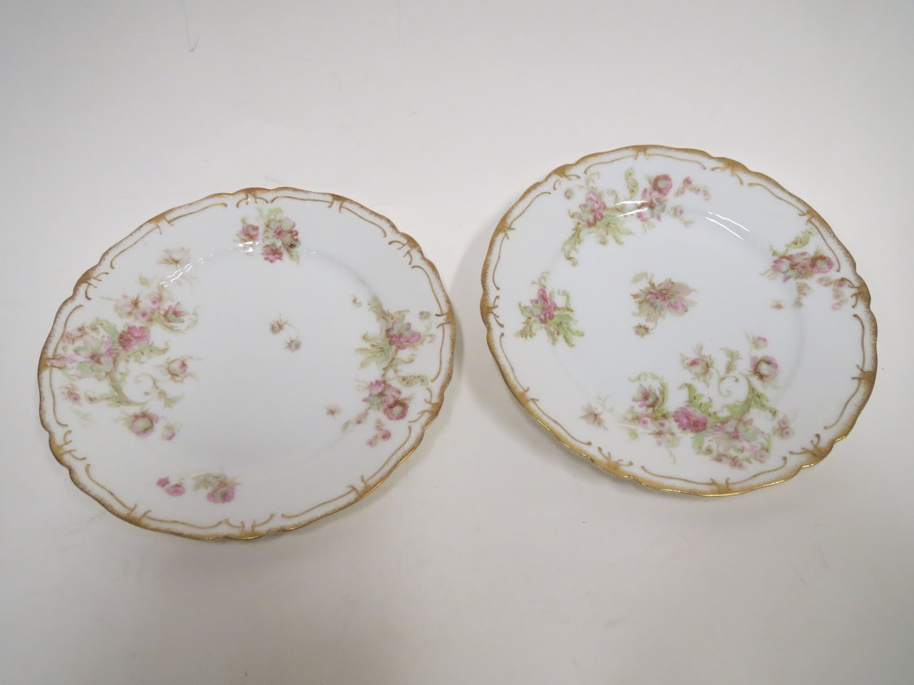 Haviland + Limoges Dessert Plate Sextet