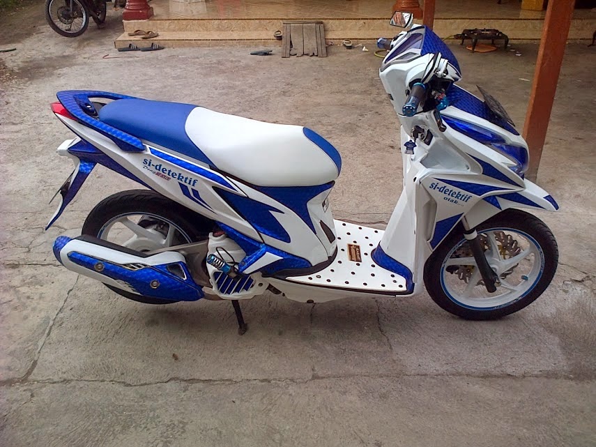 modif vario 125 putih terbaru