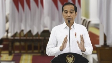 Foto: Presiden Jokowi. Jokowi Diminta Tolak Usulan Pembebasan Koruptor.