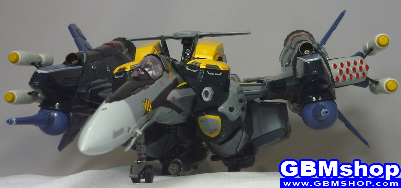 Macross Frontier VF-25S Armored Messiah with Reaction Missiles Fighter Mode Renewal Version