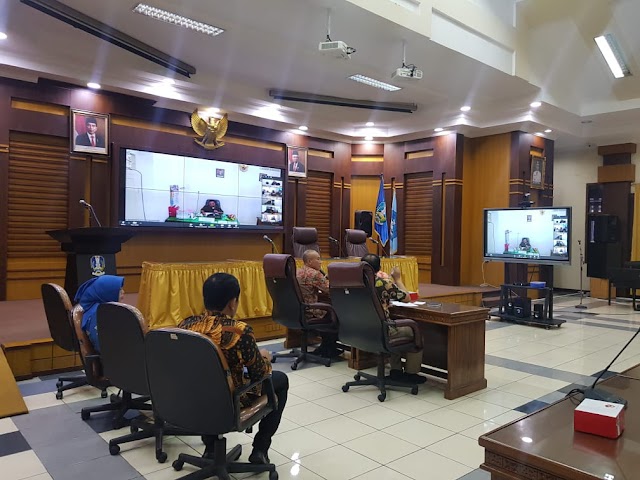 Dispendik Pantau UNBK Lewat Video Conference