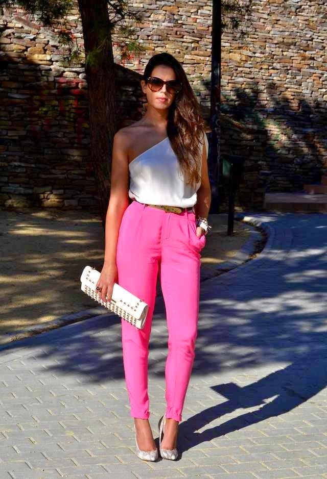 cute spring outfit with colored jeans 2016 - Styles 7