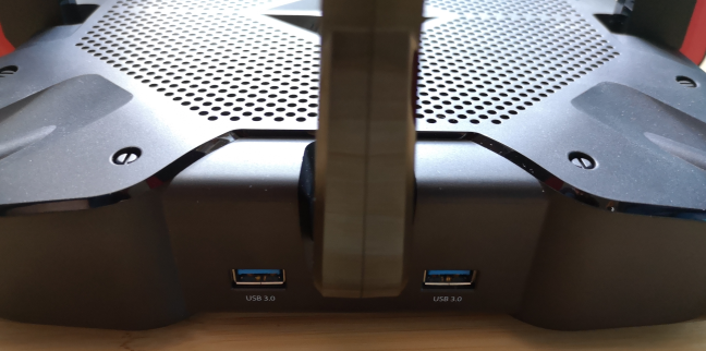 De USB-poorten op de TP-Link Archer C5400X